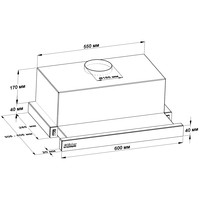 Кухонная вытяжка Backer TH60L-2F70-SS - фото2, картинка2 Кухонная вытяжка Backer TH60L-2F70-SS - фото2
