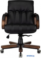 Офисное кресло Бюрократ T-9932W-LOW-Eco (черный, экокожа) - фото2