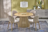 Кухонный стол Halmar Fargo 120-210/120/77 (натуральный/натуральный) - фото