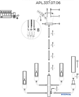 Подвесная люстра Aployt APL.337.07.06 - фото2, картинка2 Подвесная люстра Aployt APL.337.07.06 - фото2