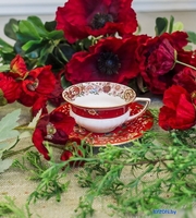 Кружка Wedgwood Wonderlust Crimson Orient 40024021 - фото2, картинка2 Кружка Wedgwood Wonderlust Crimson Orient 40024021 - фото2
