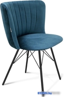 Стул Sheffilton SHT-ST36-1/S37 (тихий океан/чёрный муар) - фото