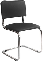 Офисное кресло Белс Сильвия V 450320/V4 (кожзам черный) - фото