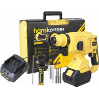 Перфоратор Hanskonner HRH2024BL (с 1-им АКБ, кейс) - фото