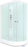 Душевая кабина Domani-Spa Delight Slim 128 L 120x80 DS01DS128LLWM00 - фото