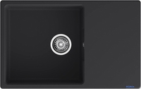 Кухонная мойка GranFest GF-Urban-678L (черный) - фото