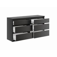 Комод Mio Tesoro Кастор 6 ящиков 2.03.02.080.5 (дуб венге) - фото2, картинка2 Комод Mio Tesoro Кастор 6 ящиков 2.03.02.080.5 (дуб венге) - фото2