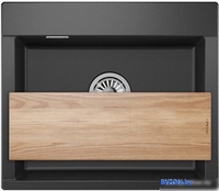 Кухонная мойка Granula ES-5804 (черный) - фото