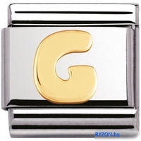 Звено для браслета NominatioN Буква G 030101/07 - фото2, картинка2 Звено для браслета NominatioN Буква G 030101/07 - фото2
