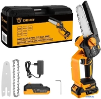 Аккумуляторная пила Deko DKCHS 20-6 Pro 083-2012 (с 2-мя АКБ, кейс) - фото