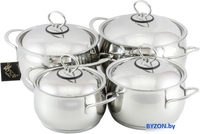 Набор кастрюль Кухар Магнолия Классика КМ1-024М - фото