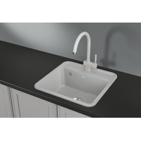 Кухонная мойка Granula ST-5001 (белый) - фото2