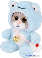 Классическая игрушка Maxitoys Котик в голубом капюшоне 300523-7-1-12 - фото2