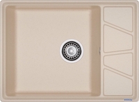 Кухонная мойка GranFest GF-V-680L (кашемир) - фото