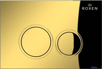 Унитаз подвесной Roxen Vine Tornado в комплекте с инсталляцией StounFix Dual Fresh 6 в 1 979013 (кнопка: золото глянцевое) - фото2