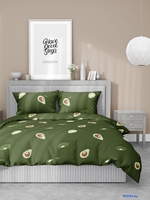 Постельное белье Samsara Авокадо Дуэт 320-10 (бязь) - фото