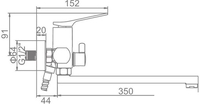 Смеситель Ledeme L2275B - фото2, картинка2 Смеситель Ledeme L2275B - фото2