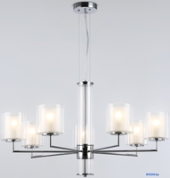 Подвесная люстра Ambrella LH56003/7 СH/FR (хром/белый матовый) - фото, картинка Подвесная люстра Ambrella LH56003/7 СH/FR (хром/белый матовый) - фото