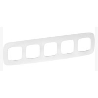 Рамка Legrand Valena Allure 754375 (тиснение, белый) - фото