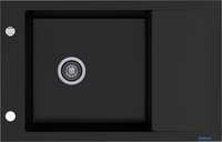 Кухонная мойка Kernau KGS M 6078 1B1D Deep Black - фото