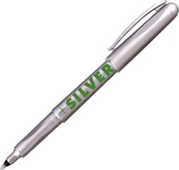 Маркер перманентный Centropen 1.0 мм 2670 0194 (серебристый) - фото