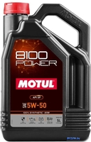 Моторное масло Motul 8100 Power 5W-50 5л - фото