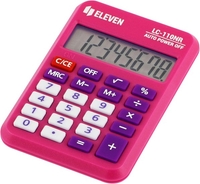 Калькулятор Eleven LC-110NR-PK (розовый) - фото, картинка Калькулятор Eleven LC-110NR-PK (розовый) - фото
