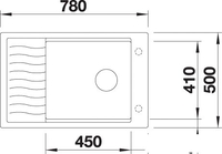 Кухонная мойка Blanco Elon XL 6 S 524845 (темная скала) - фото2