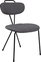 Стул AksHome Tori (серый велюр Voss 15/черный) - фото