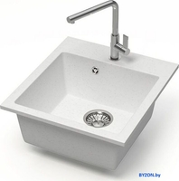 Кухонная мойка MARRBAXX Карельский камень модель 38/G31 (белый) - фото2