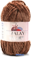 Пряжа для вязания Himalaya Velvet 90037 (коричневый) - фото