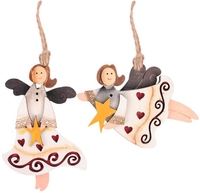 Елочная игрушка Darvish Ангел DV-C-297 (2 шт) - фото