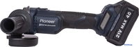 Угловая шлифмашина Pioneer Tools AG-E20V-125-01B (с 1-им АКБ, кейс) - фото2