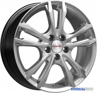 Литые диски K&K Samara 16x6" 4x108мм DIA 63.35мм ET 47.5мм Сильвер - фото