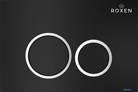 Унитаз подвесной Roxen Vine Tornado в комплекте с инсталляцией StounFix Dual Fresh 6 в 1 979008 (кнопка: черный матовый) - фото2