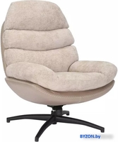 Интерьерное кресло Signal Giselle (бежевый tap. 241/бежевый tap. 237/черный мат) - фото