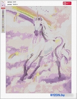 Алмазная мозаика Феникс+ Радужный единорог 62387 - фото2