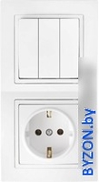 Выключатель Bylectrica Уют 3В-РЦ-731 (белый) - фото
