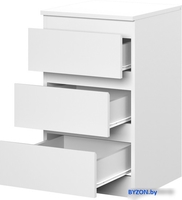 Тумба НК-Мебель Stern Т-9 3-я 72677771 (белый) - фото2, картинка2 Тумба НК-Мебель Stern Т-9 3-я 72677771 (белый) - фото2