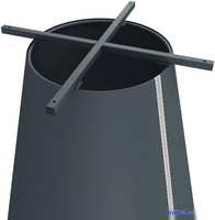 Кухонный стол Sheffilton SHT-TU89/TT 90 ЛДСП (антрацит/серый/мрамор кристалл) - фото2