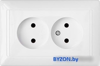 Розетка Bylectrica Стиль РС16-307 (белый) - фото