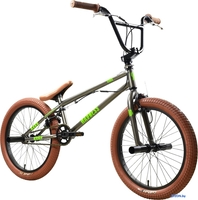 Велосипед Stark Madness BMX 2 2025 (графит/зеленый неон/песочный) - фото2, картинка2 Велосипед Stark Madness BMX 2 2025 (графит/зеленый неон/песочный) - фото2