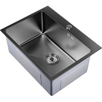 Кухонная мойка Mixline Pro 552933 (черный графит, с сифоном) - фото2