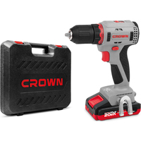 Дрель-шуруповерт Crown CT21091HX-2 BMC (с 2-мя АКБ, кейс) - фото