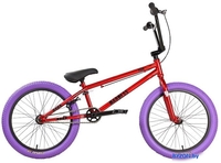 Велосипед Stark Madness BMX 5 Cr-Mo 2025 (красный/черный/фиолетовый) - фото, картинка Велосипед Stark Madness BMX 5 Cr-Mo 2025 (красный/черный/фиолетовый) - фото