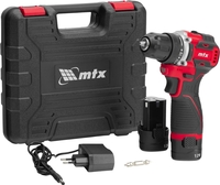 Дрель-шуруповерт MTX CDB-BL-12 (с 2-мя АКБ, кейс) - фото