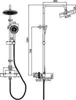 Душевая система Ledeme L2427D - фото2