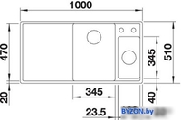 Кухонная мойка Blanco Axia III 6 S (разделочная доска из ясеня, серый беж) 524650 - фото2