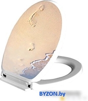 Сиденье для унитаза Bisk Snail Foto 04503 (стопа) - фото