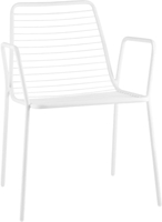 Стул Stool Group Дели с подлокотниками LV-107-9016 (металл белый) - фото, картинка Стул Stool Group Дели с подлокотниками LV-107-9016 (металл белый) - фото